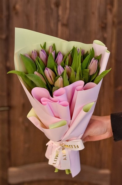 15 тюльпанов в упаковке - фото 4936