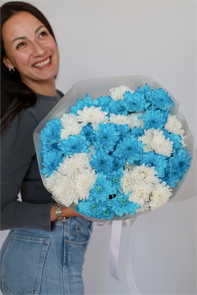 11 кустовых хризантем микс 3 2364