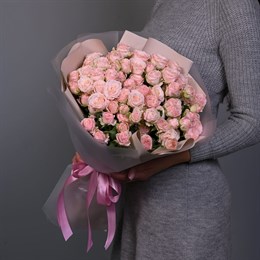 Кустовые розы в упаковке 504452591741