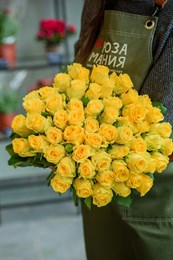 Роза Кения жёлтая 40 см