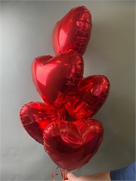 Сет из 5 шаров сердце 2335