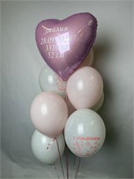 Сет розовых шаров 