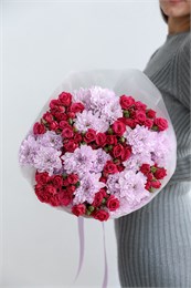 Букет Маме сиреневый 2411