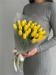 21 жёлтых тюльпанов 2447