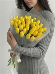 31 жёлтый тюльпан 2454