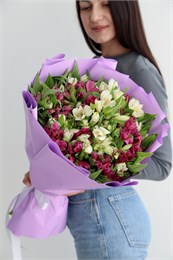 Вау букет 35 альстромерий микс 3 2464