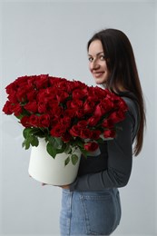 101 роза в шляпной коробке 2 2478