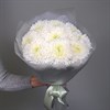 9 белых хризантем - фото 5064