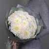 15 белых хризантем - фото 5067