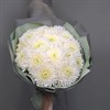 15 белых хризантем - фото 5069
