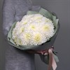 15 белых хризантем - фото 5070