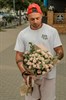 15 кустовых роз с эвкалиптом - фото 5474