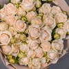 9 кустовых роз в упаковке - фото 5627