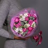 Кустовые розы с ароматной маттиолой и эвкалиптом - фото 5655