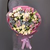 Кустовые розы с ароматной маттиолой и эвкалиптом - фото 5660