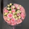 Букет с розами и диантусами - фото 6901