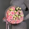 Букет с розами и диантусами - фото 6902