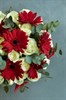 Композиция-букет "Для любимой" одноголовые розы и герберы с эвкалиптом - фото 6944