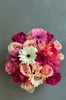 Композиция-букет "Карамель" из трех видов одноголовых роз и гербер. - фото 6949