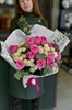 Букет с розами и эвкалиптом - фото 7017