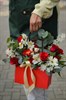 Сумочка с розами и альстромерией - фото 7056