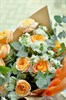 Букет "Теплые чувства" с розами и маттиолой - фото 7094