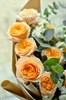 Букет "Теплые чувства" с розами и маттиолой - фото 7095