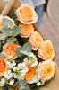 Букет "Теплые чувства" с розами и маттиолой - фото 7098