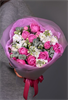 Кустовые розы с ароматной маттиолой и эвкалиптом - фото 7527