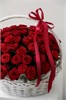 Корзина L с красными розами 2402