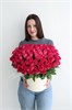 101 роза в шляпной коробке 2467