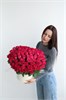 101 роза в шляпной коробке 2467