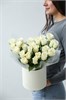 25 роз в шляпной коробке 4 2472