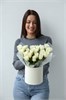 25 роз в шляпной коробке 4 2472