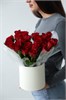 25 роз в шляпной коробке 2 2474